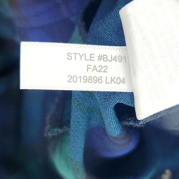 J Crew Ruby Dress Pants Womens Size 4 Straight Leg Black Watch Plaid Work Office - Picture 11 of 11